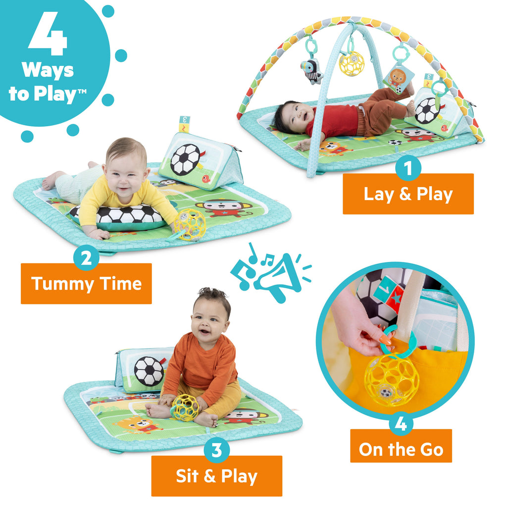 Bright Starts Grip & Kick Oball Activity Gym, Soccer