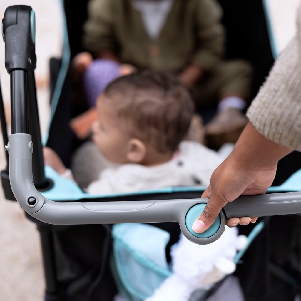 Summer by Ingenuity Pop 'N Ride Stroller Wagon - Black & Teal