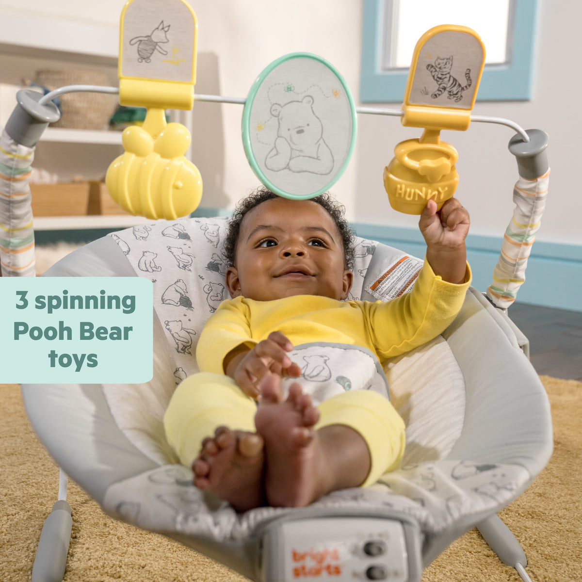Bright Starts Disney Baby Winnie the Pooh Classic Pals Vibrating Bouncer