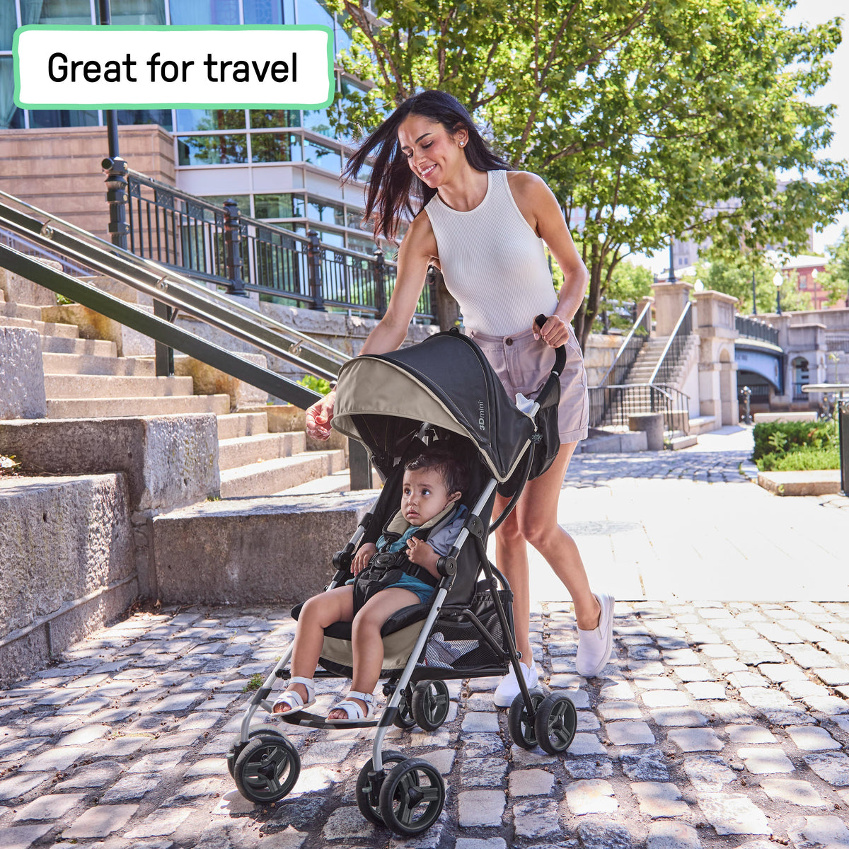 Ingenuity 3Dmini Convenience Stroller, Cashew