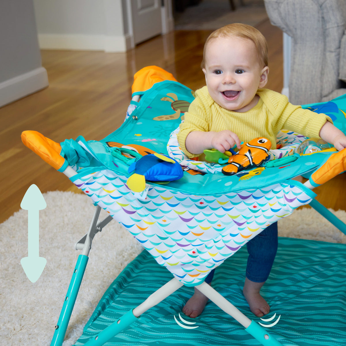 Disney Baby Finding Nemo Pop 'N Jump Foldable Activity Center by Bright Starts
