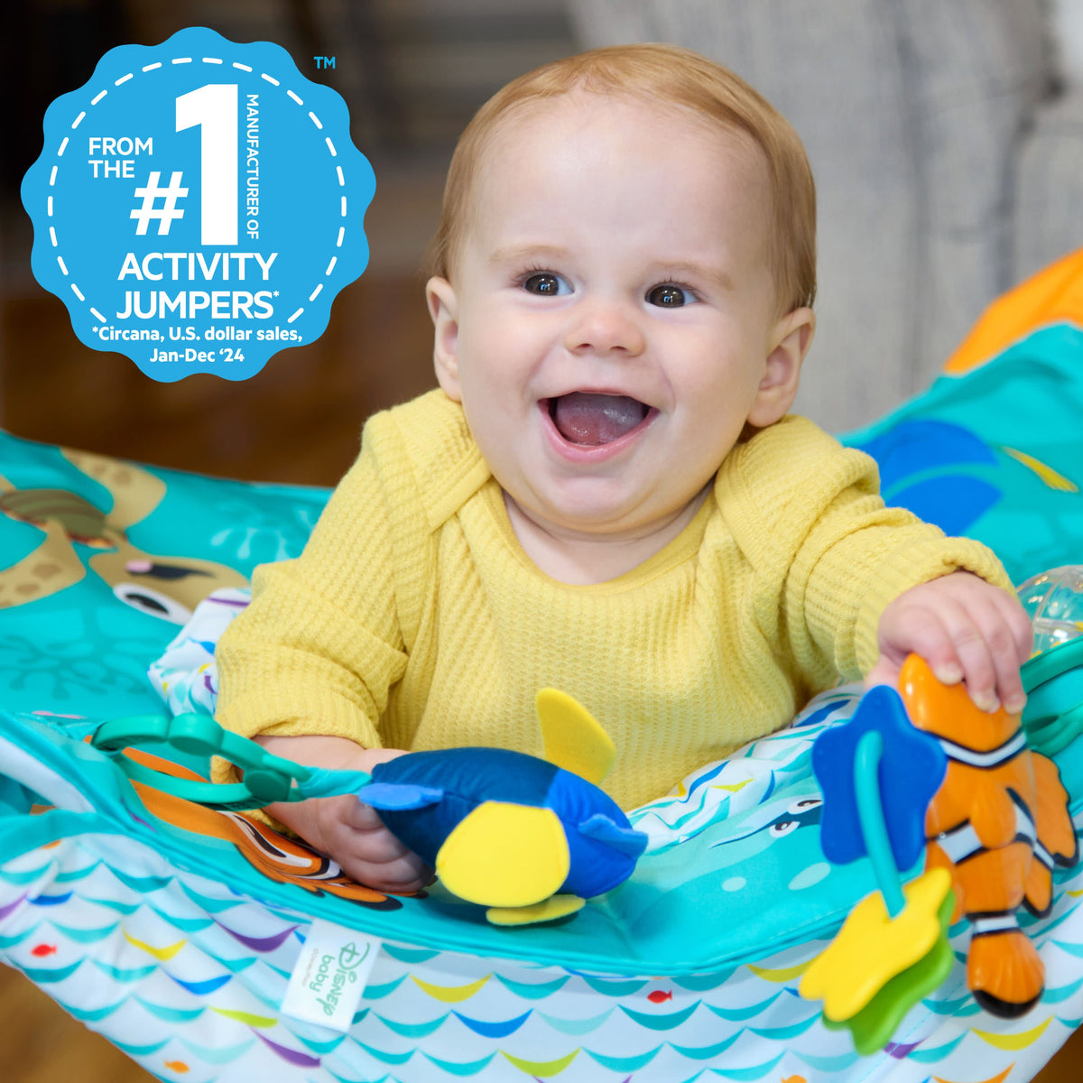 Disney Baby Finding Nemo Pop 'N Jump Foldable Activity Center by Bright Starts
