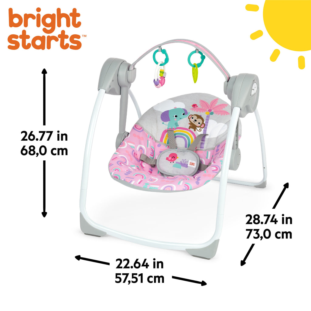 Pink Paradise Portable Swing