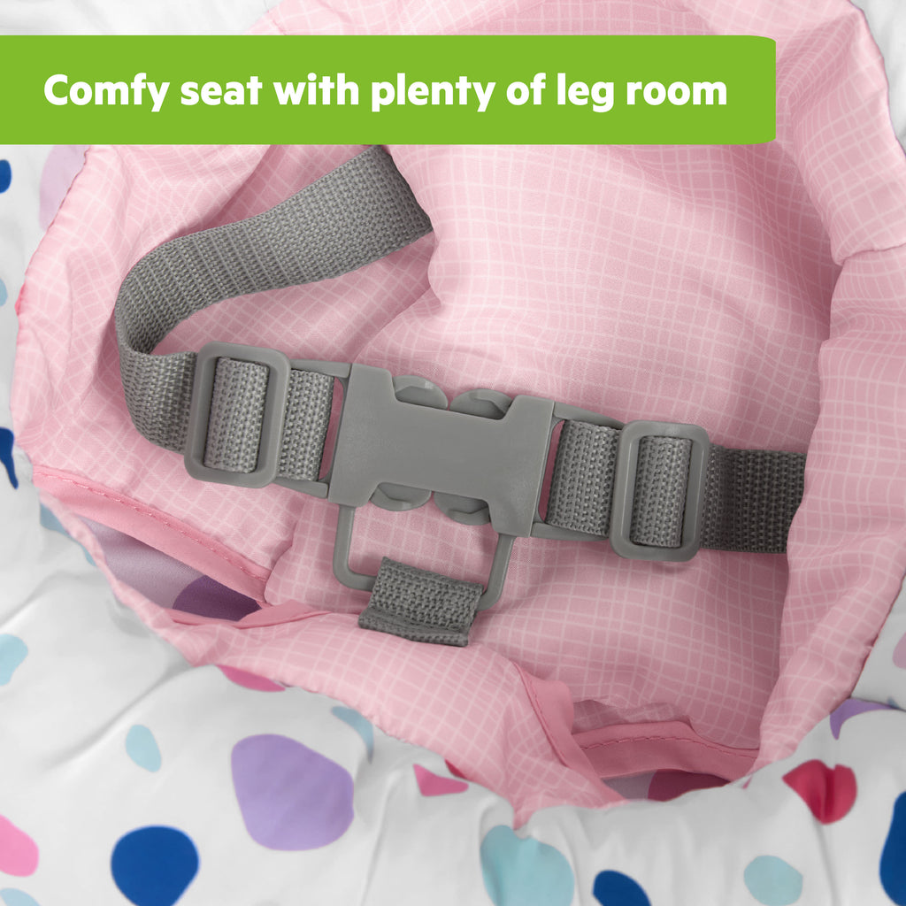 Bright Starts Learn-to-Sit 2-Position Baby Floor Seat with Toys, Unisex, 4-12 Months