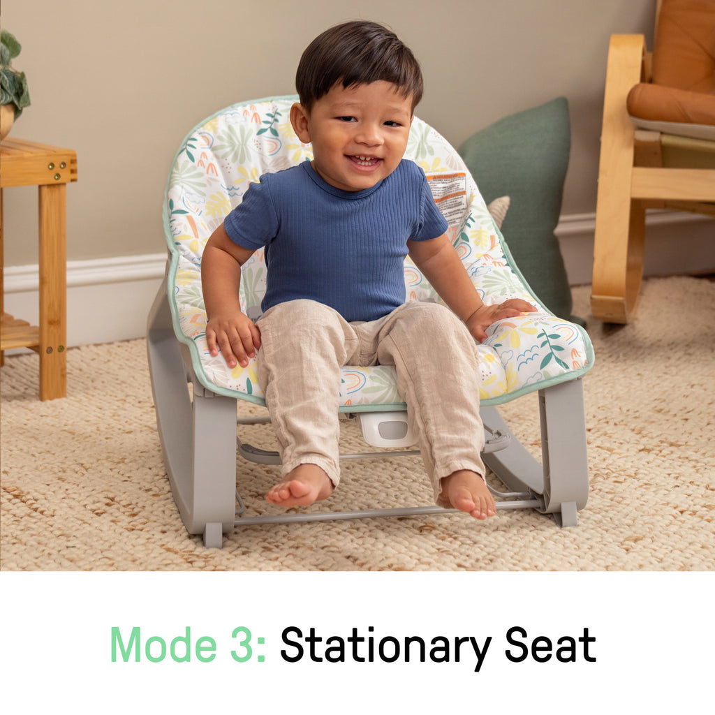 Ingenuity Keep Cozy 3-in-1 Grow with Me Baby Bouncer, Rocker & Toddler Seat, Madi
