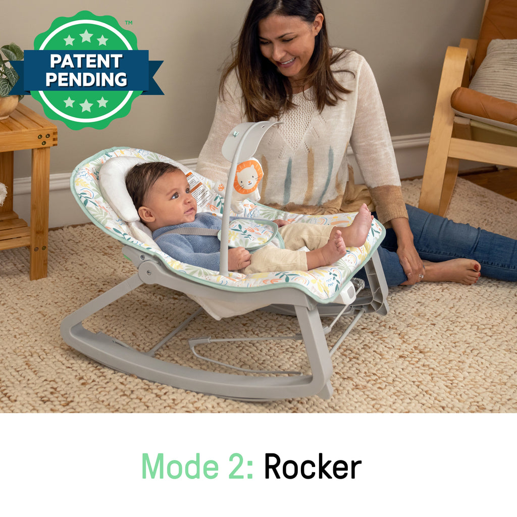 Ingenuity Keep Cozy 3-in-1 Grow with Me Baby Bouncer, Rocker & Toddler Seat, Madi