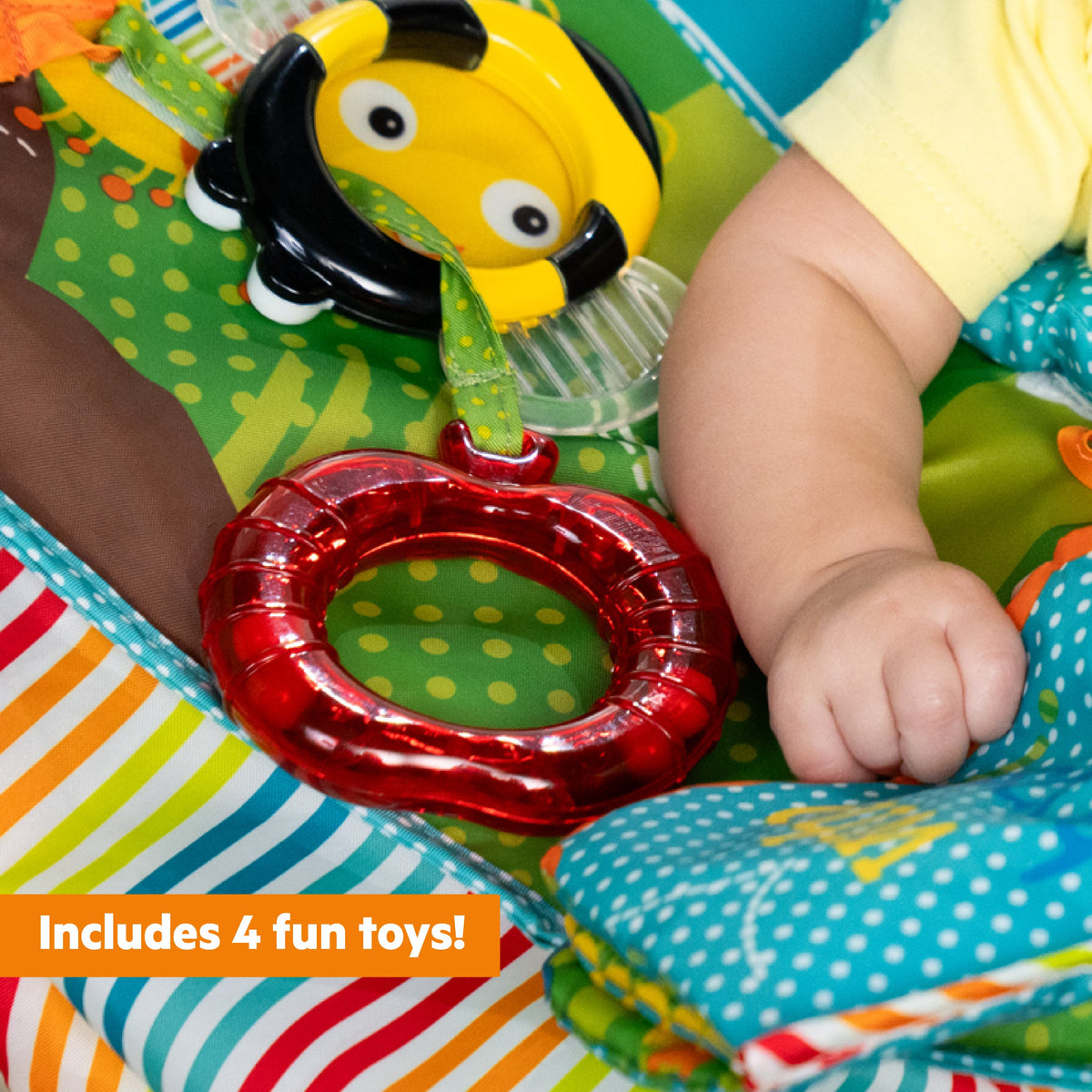 Bright Starts Pop 'N Jump Portable Activity Jumper, Owl Forest