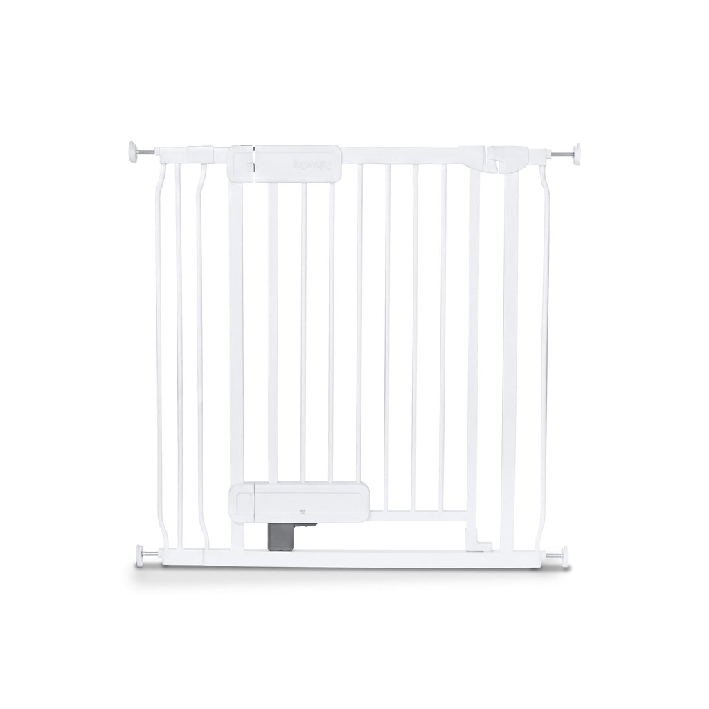 Ingenuity The Doorway Series Hands Free Open Gate for Babies and Pets - White