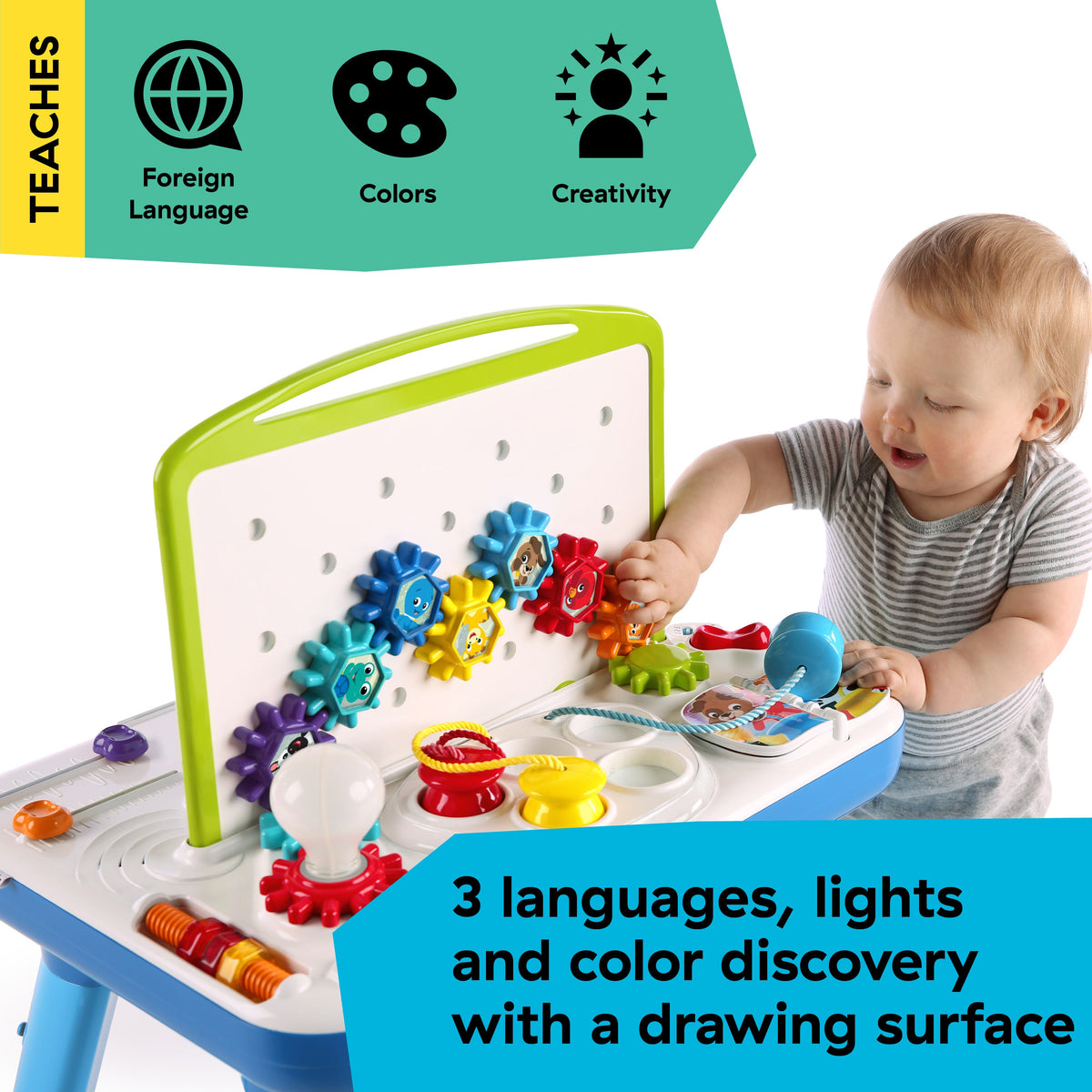 Baby Einstein Curiosity Table Activity Station Toddler Toy