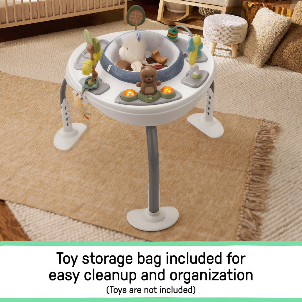 Ingenuity Chambray 2-in-1 Baby Jumper and Activity Center, Ages 6 -24+ Months