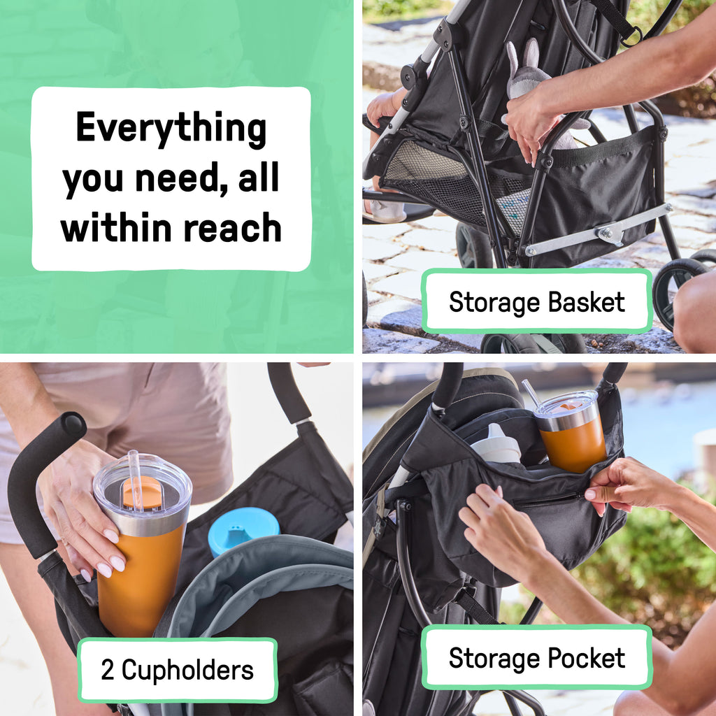 Ingenuity 3Dmini Convenience Stroller, Cashew