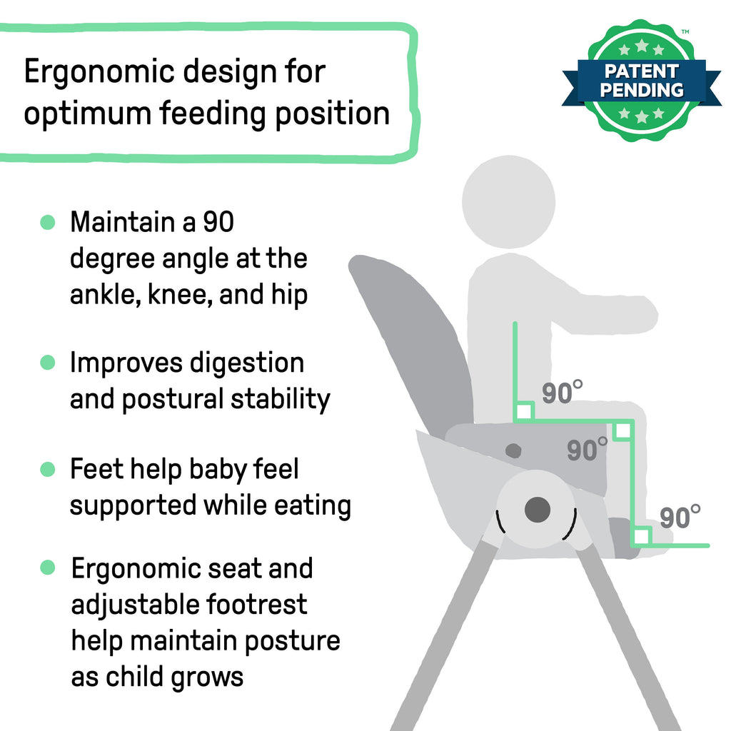 Ingenuity Proper Positioner Create Up Multi-Mode Folding High Chair - Soulful Skies