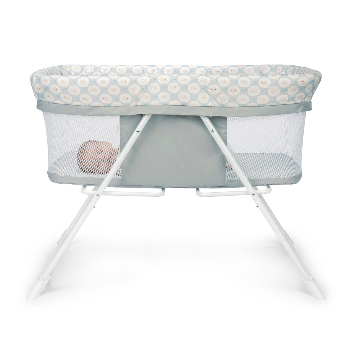 Ingenuity Snooze & Stow Rocking Portable Folding Bassinet - Sheppy (Gray)