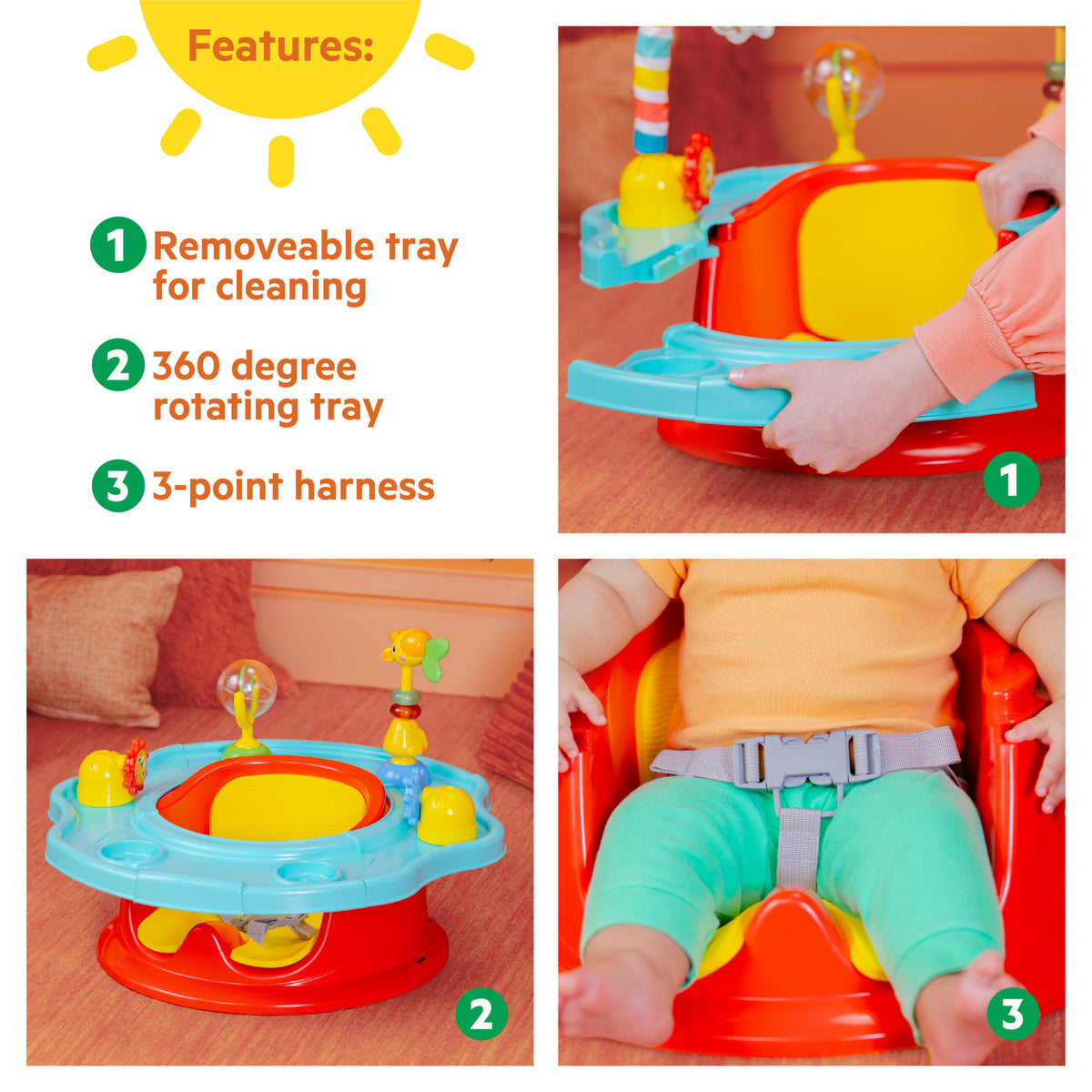 SuperSeat Playful Paradise 3-IN-1 Seat