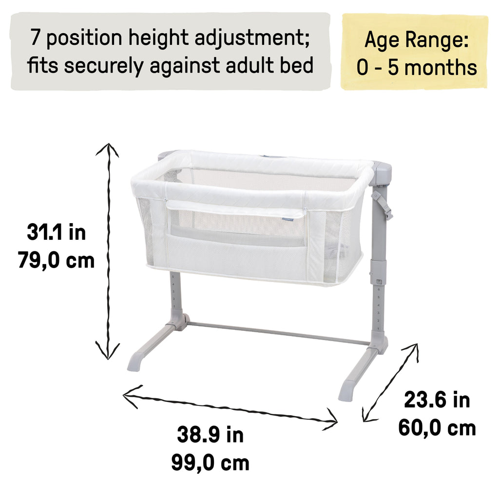 DreamSecure 2-in-1 Co-Sleeping Bassinet