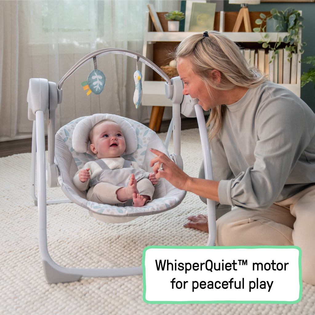 Ingenuity Comfort 2 Go Portable Swing - Endless Bloom