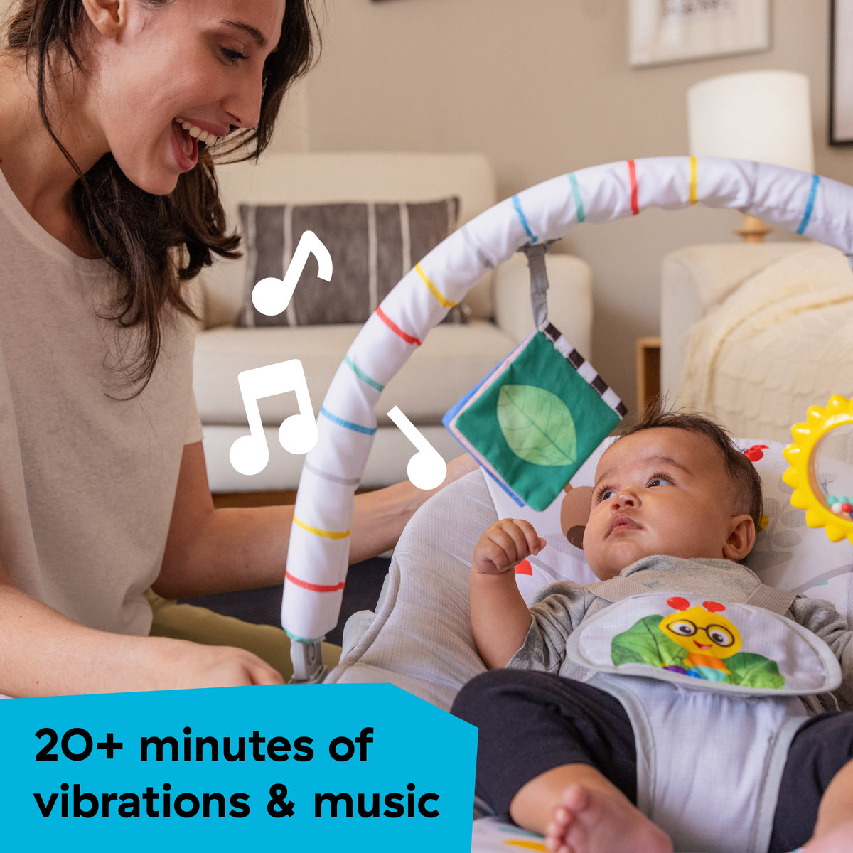Baby Einstein Dean's Discovery Spot Musical Infant to Toddler Rocker