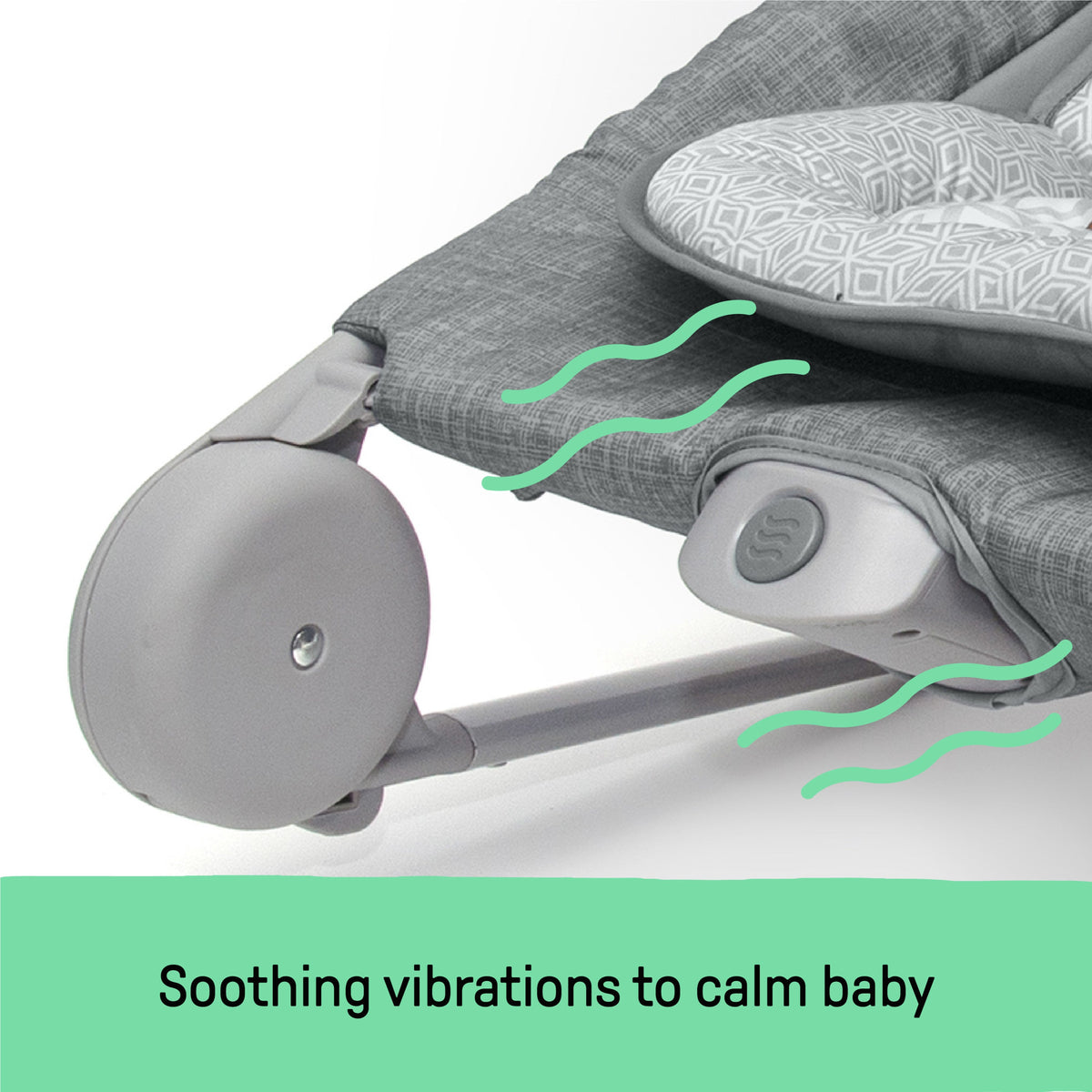 Summer by Ingenuity 2-in-1 Bouncer & Rocker- Gray