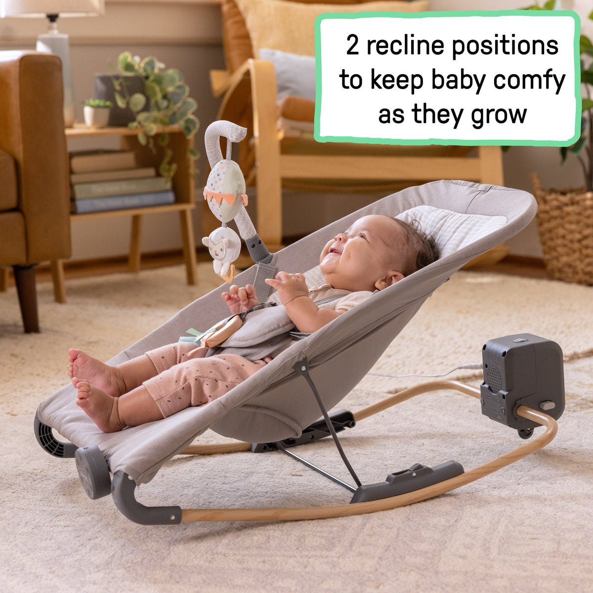 Ingenuity Keep InMotion Automatic Baby Rocking Seat - Soulful Skies