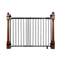 The Stairway+ 46W Series Pet and Baby Gate, Openings 31-46 Wide, 32.5 Tall - Black