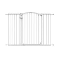 The Thruway 53W Series Pet and Baby Gate, Openings 29.5-53 Wide, 38 Tall - White