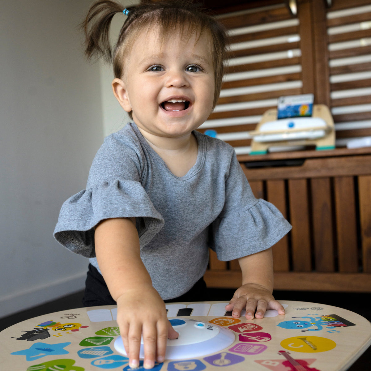 Baby Einstein Clever Composer Tune Table Magic Touch Electronic Wooden Activity Toy