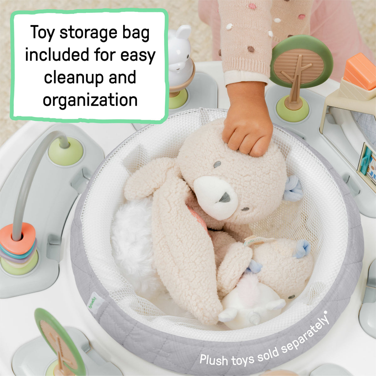 Ingenuity Spring & Sprout 2-in-1 Baby Activity Center Jumper