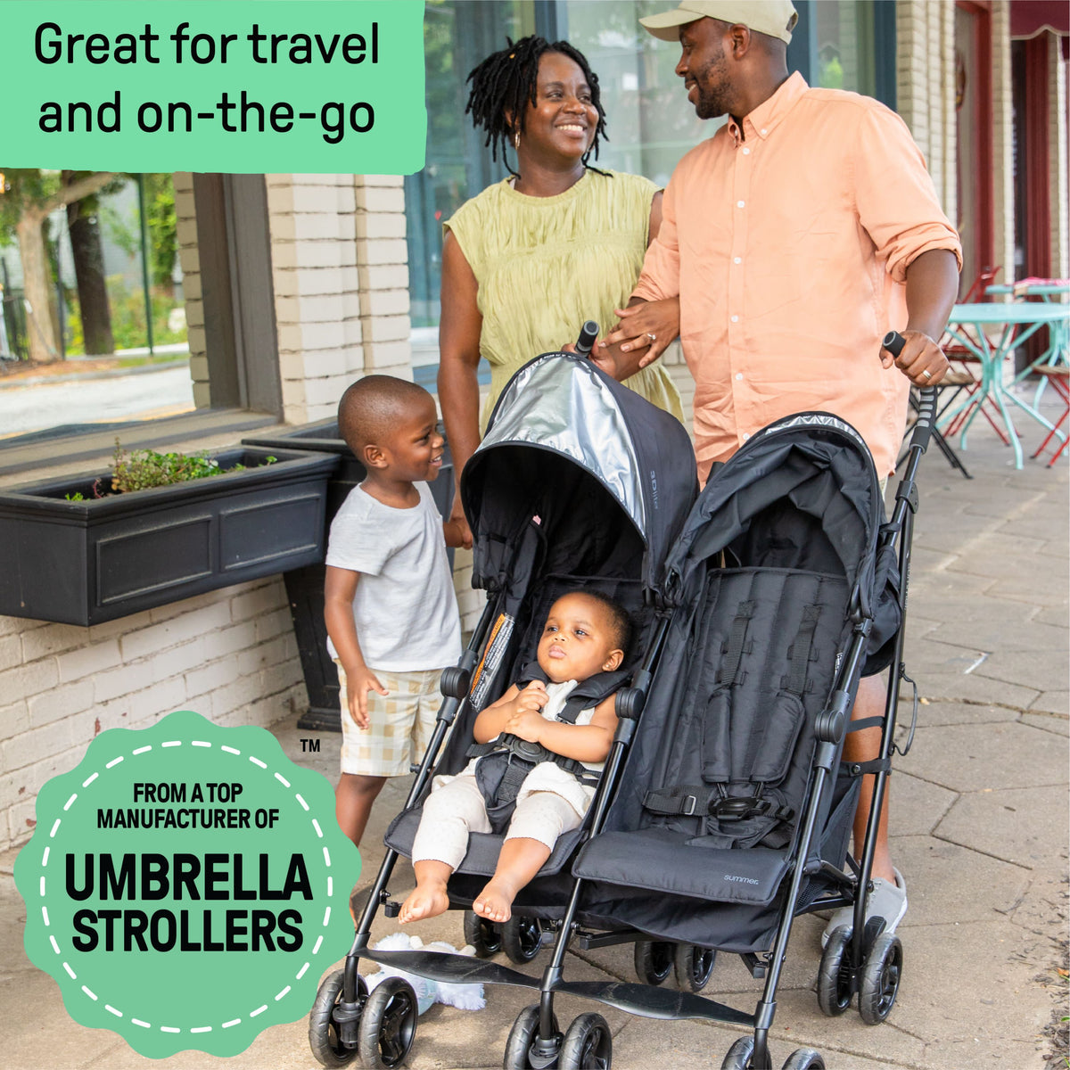 3Dlite Double Convenience Stroller
