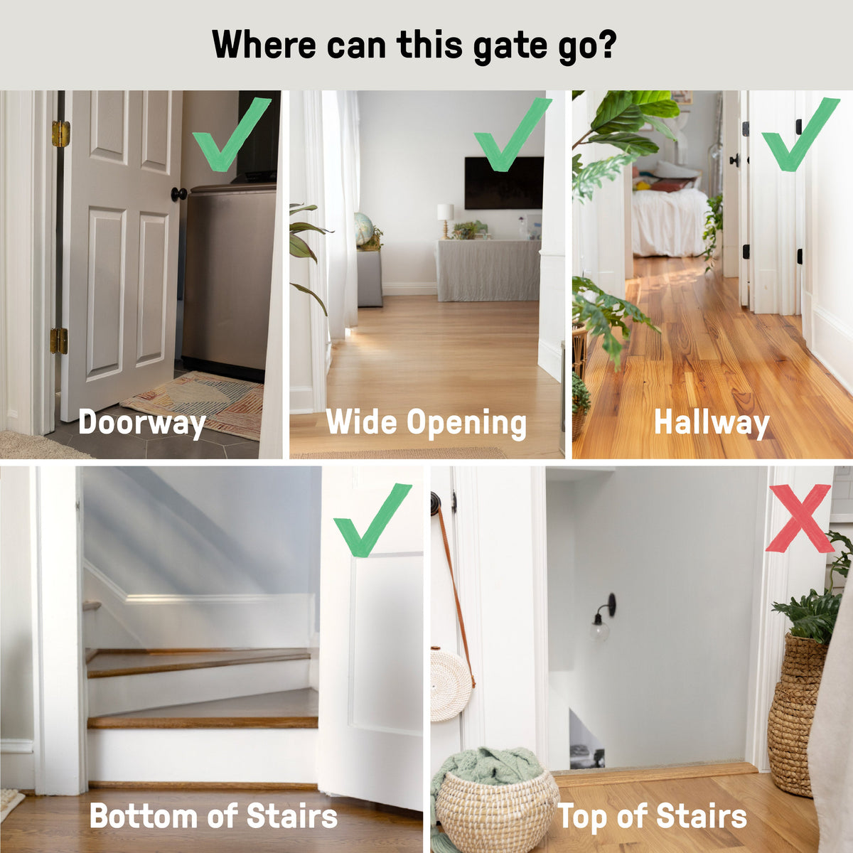 The Thruway 52W Series - Hands Free Open Pet and Baby Gate, Openings from 27.5 - 52 Wide  Espresso Metal