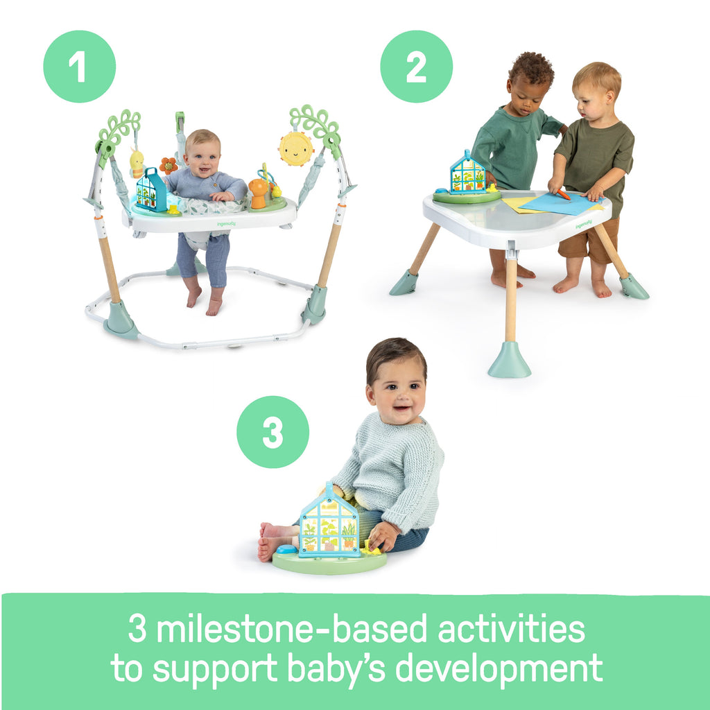 3-in-1 Play Center for Babies and Toddlers  Jumper, Table & Floor Toys