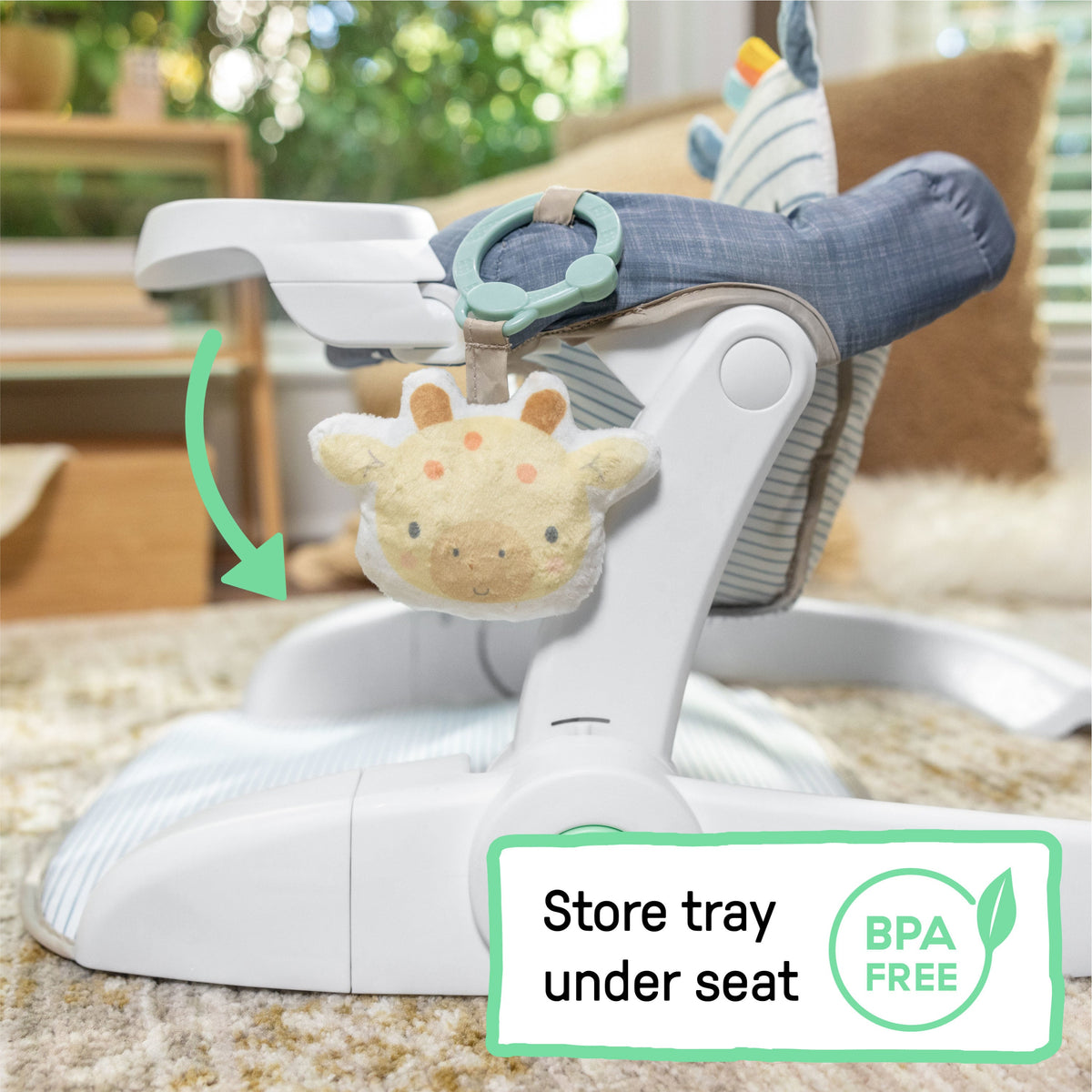 Ingenuity Prop Spot Learn-to-Sit Floor Seat - Casi