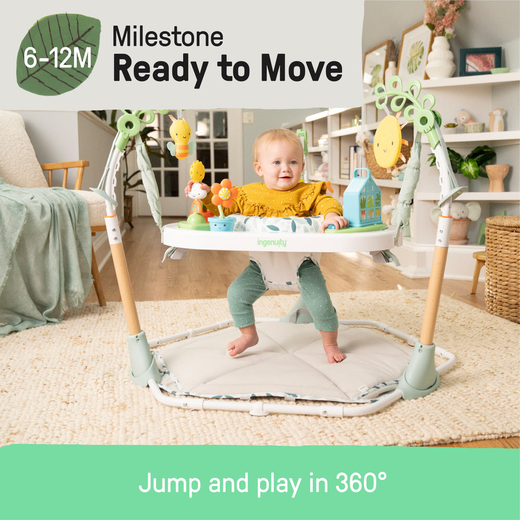 Ingenuity Tummy-to-Toes 6-in-1 Milestone Center, For Ages 0-48 Months