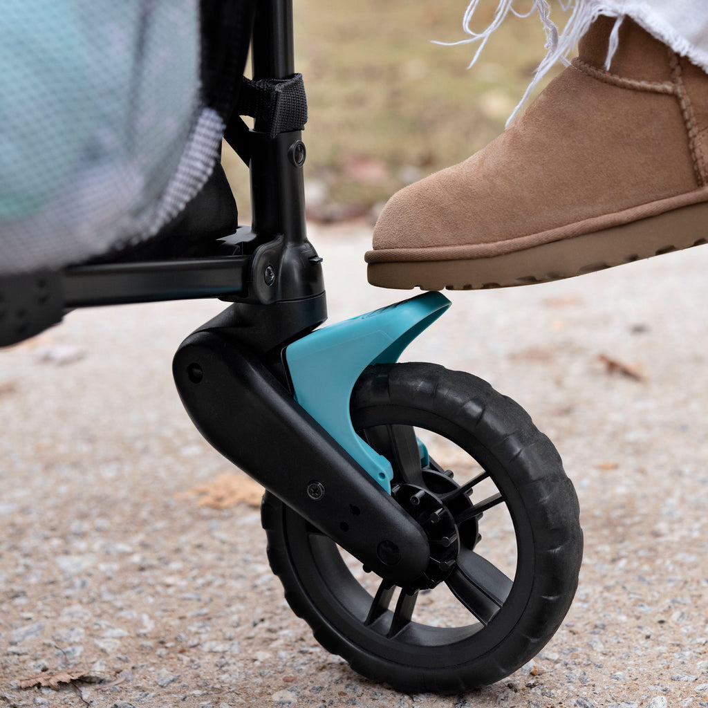 Summer by Ingenuity Pop 'N Ride Stroller Wagon - Black & Teal