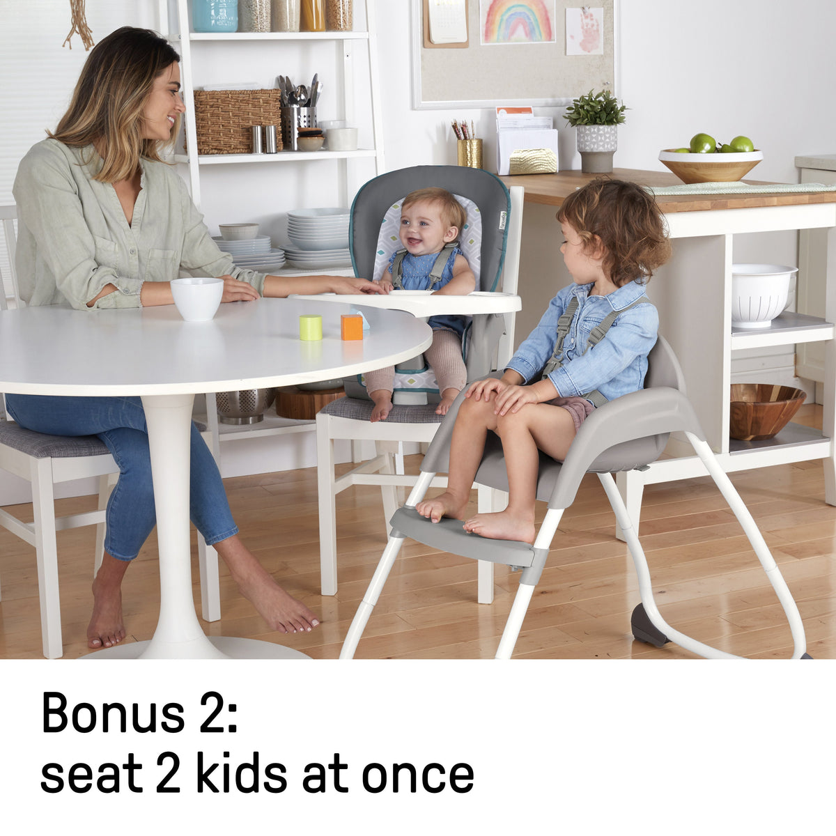 Ingenuity Trio 3-in-1 High Chair, Toddler Chair, and Booster - Nash