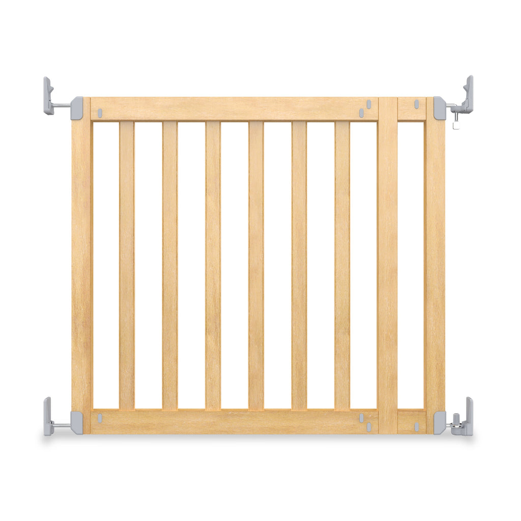 The Doorway 36S Series Custom Collection Pet and Baby Gate, Openings 30-36 Wide, 22 Tall - Natural Wood