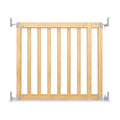 The Doorway 36S Series Custom Collection Pet and Baby Gate, Openings 30-36 Wide, 22 Tall - Natural Wood