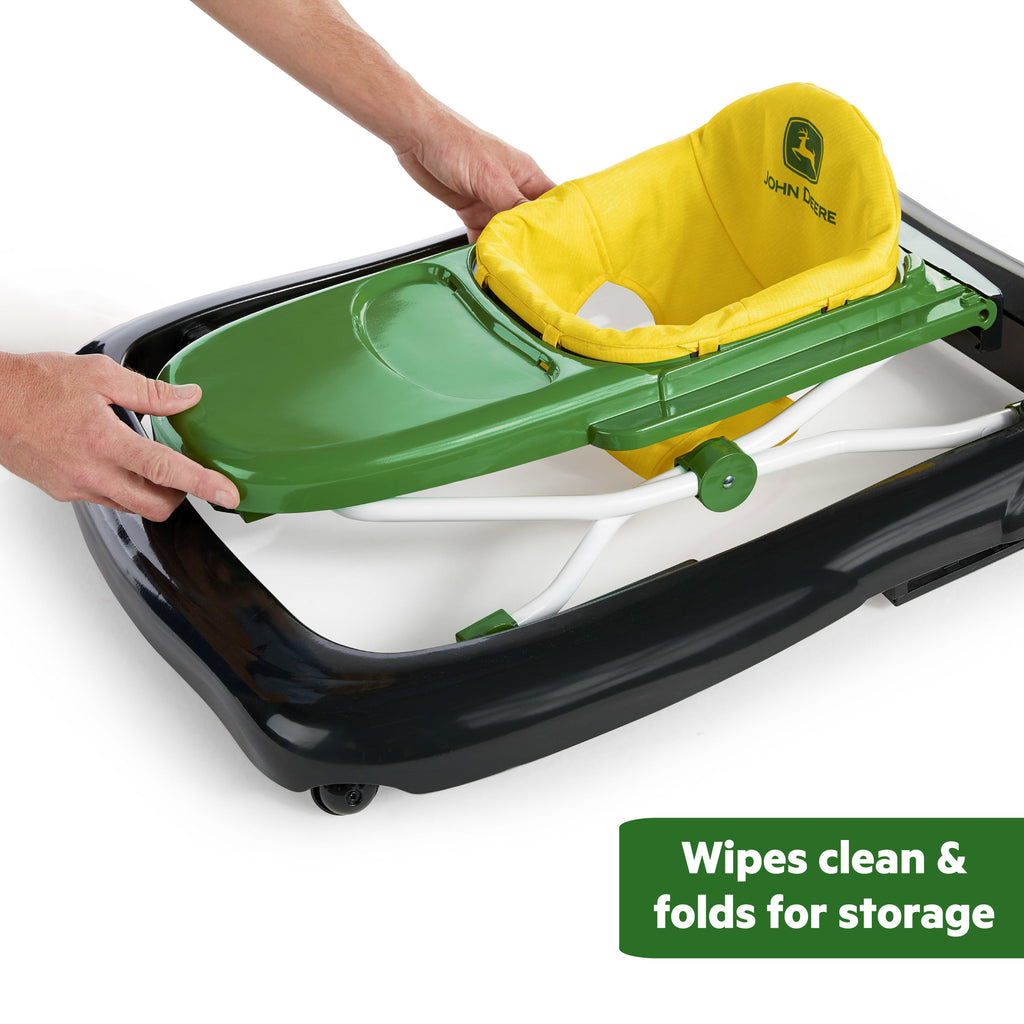 John Deere Gator 4-in-1 Green Baby Activity Walker with 4 Ways to Play