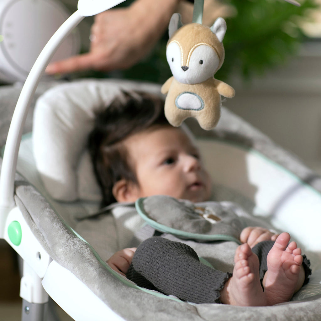 Ingenuity AnyWay Sway Multi-Direction Portable Baby Swing, Ray