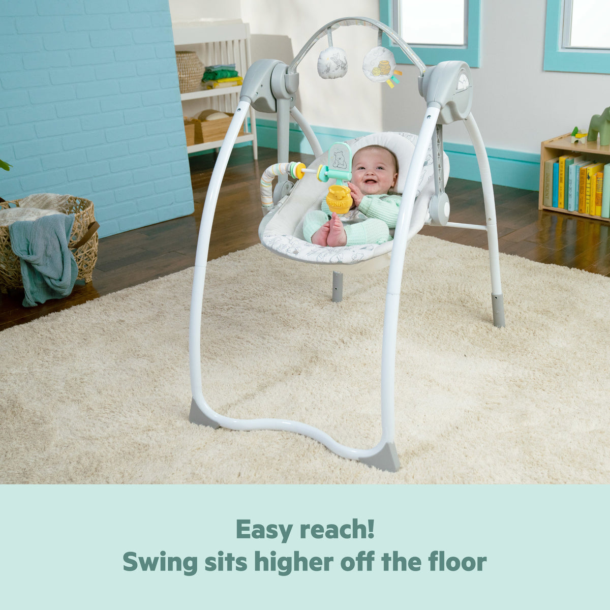 Bright Starts Disney Winnie the Pooh Classic Pals Milestone Swing