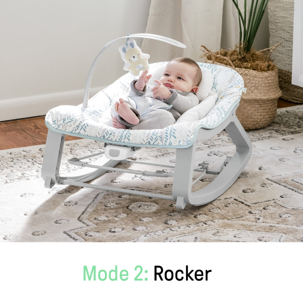 Ingenuity Keep Cozy 3-in-1 Grow with Me Baby Bouncer, Rocker & Toddler Seat, Lily