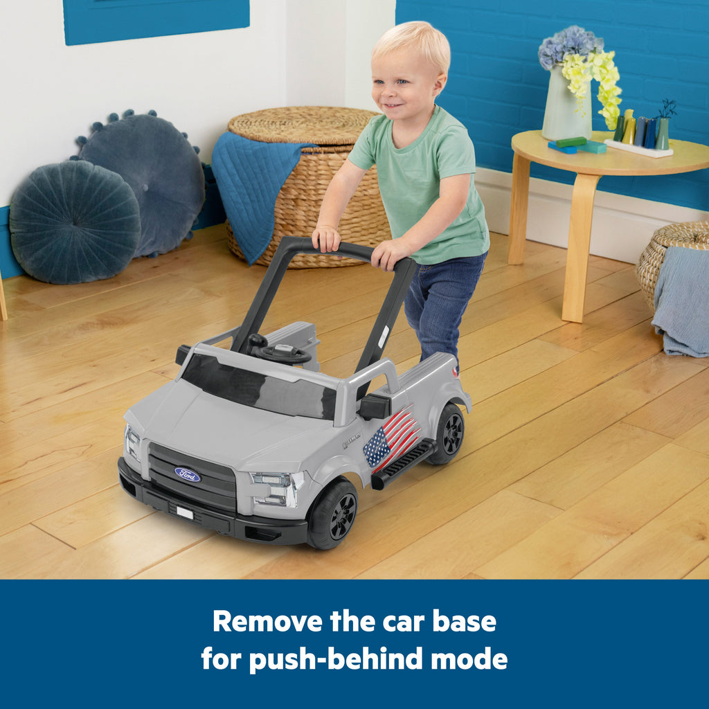Bright Starts Ways to Play Walker - Ford F-150, All American, 4-in-1 Walker