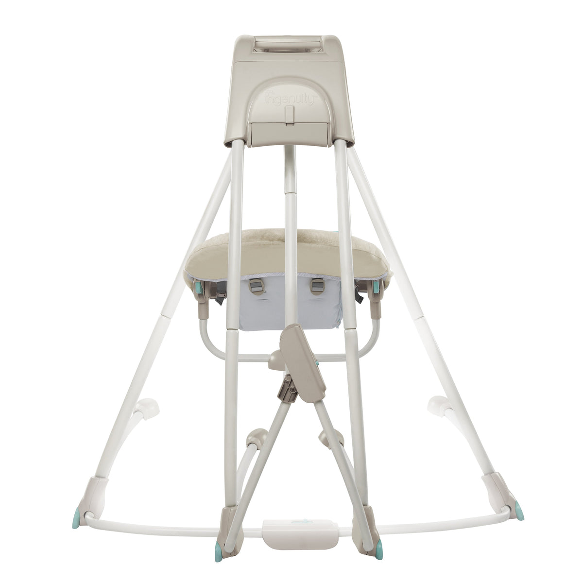Ingenuity InLighten Baby Swing, Easy-Fold Frame & Light Up Mobile, Twinkle Tails
