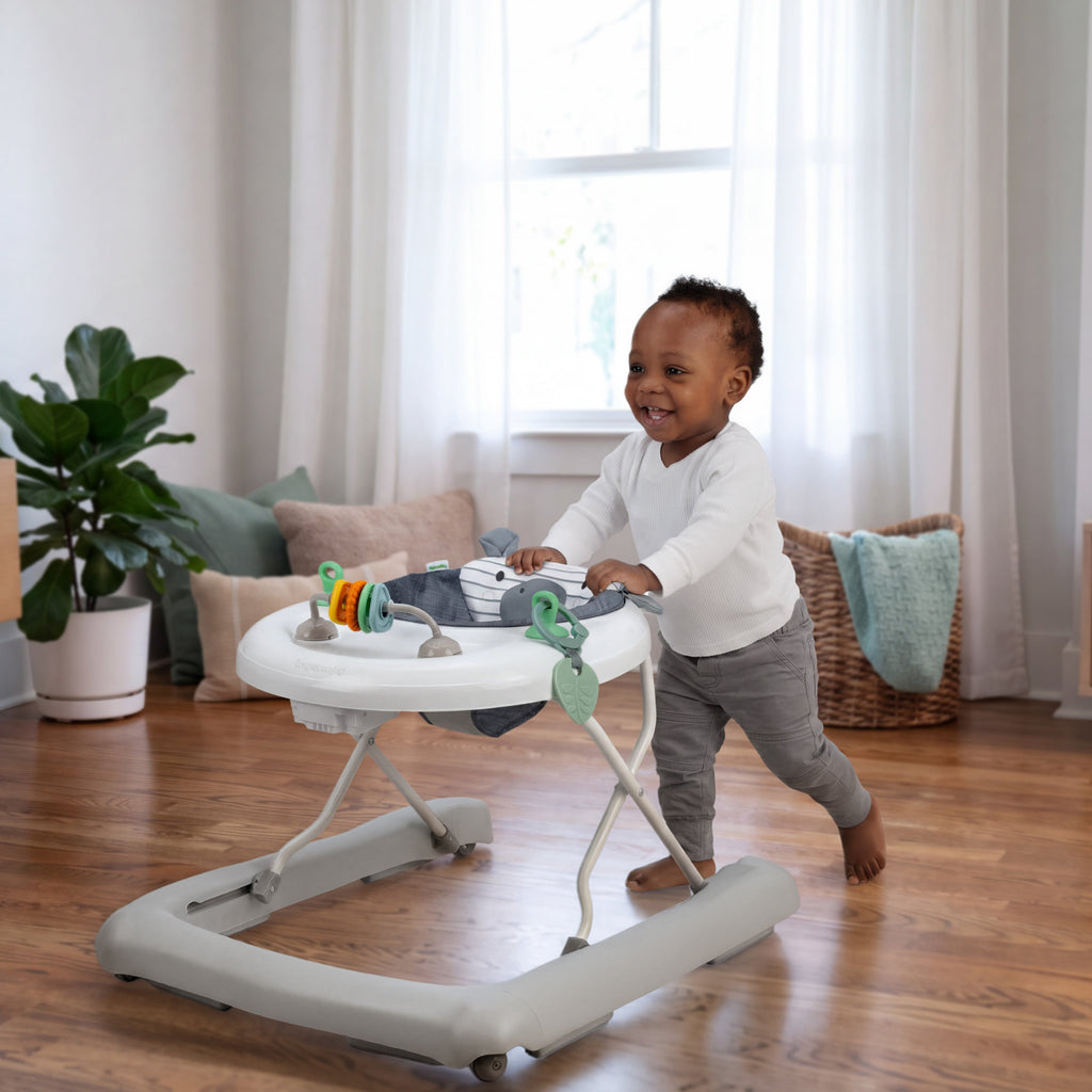 Ingenuity Smooth Strides Activity Walker - Chambray