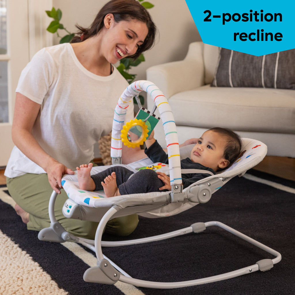 Baby Einstein Dean's Discovery Spot Musical Infant to Toddler Rocker