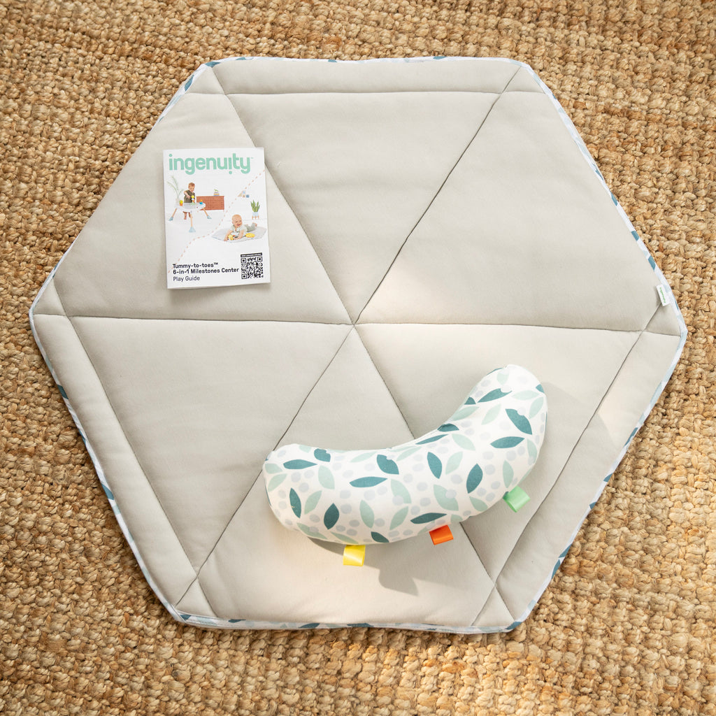 Ingenuity Tummy-to-Toes 6-in-1 Milestone Center, For Ages 0-48 Months