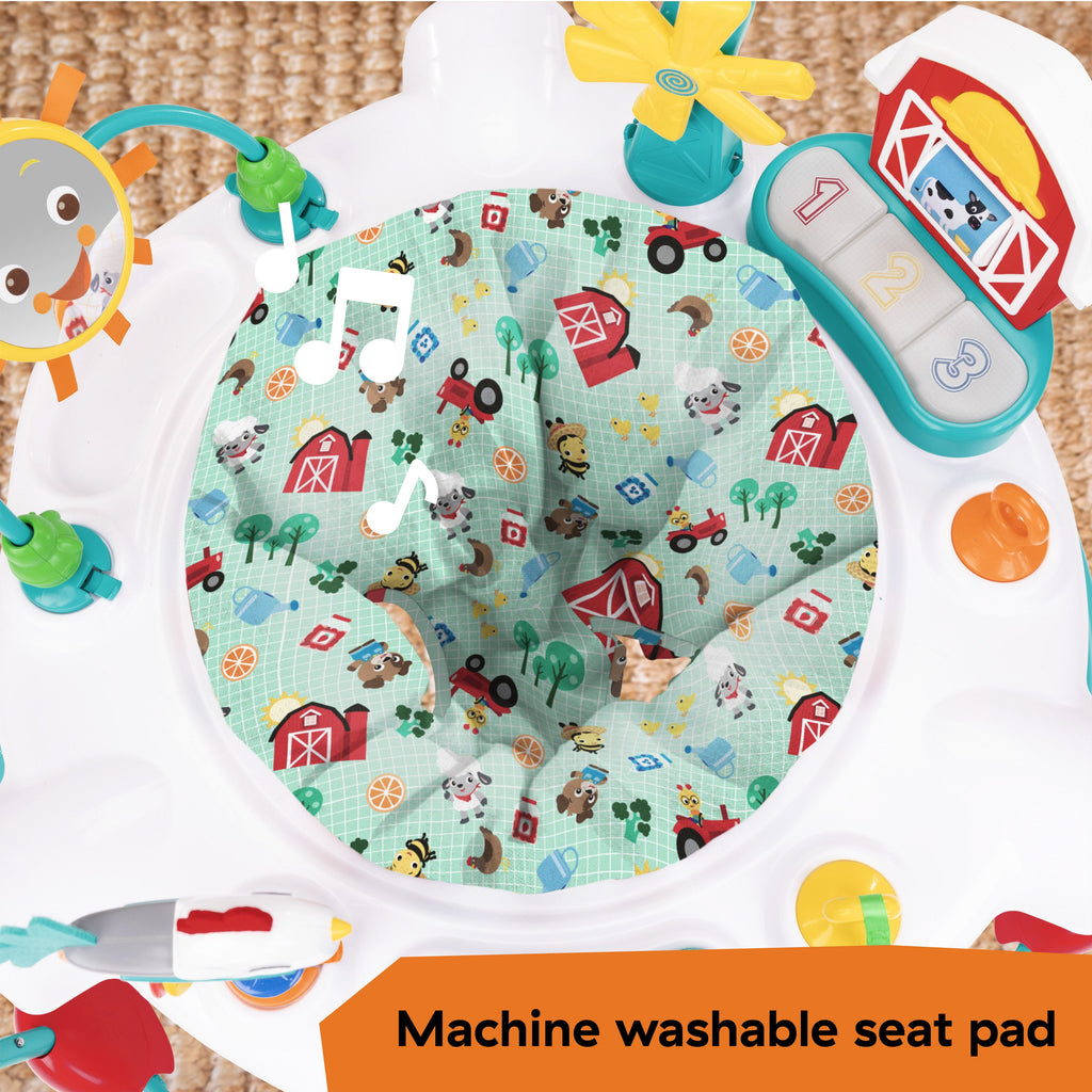 Baby Einstein Farm Explorers Jump & Learn Barnyard 2-in-1 Jumper
