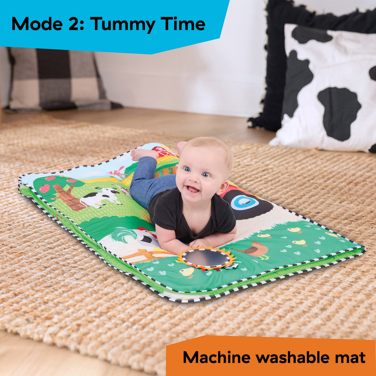 Baby Einstein Farm Explorers Busy Barnyard Grow With Me Activity Gym