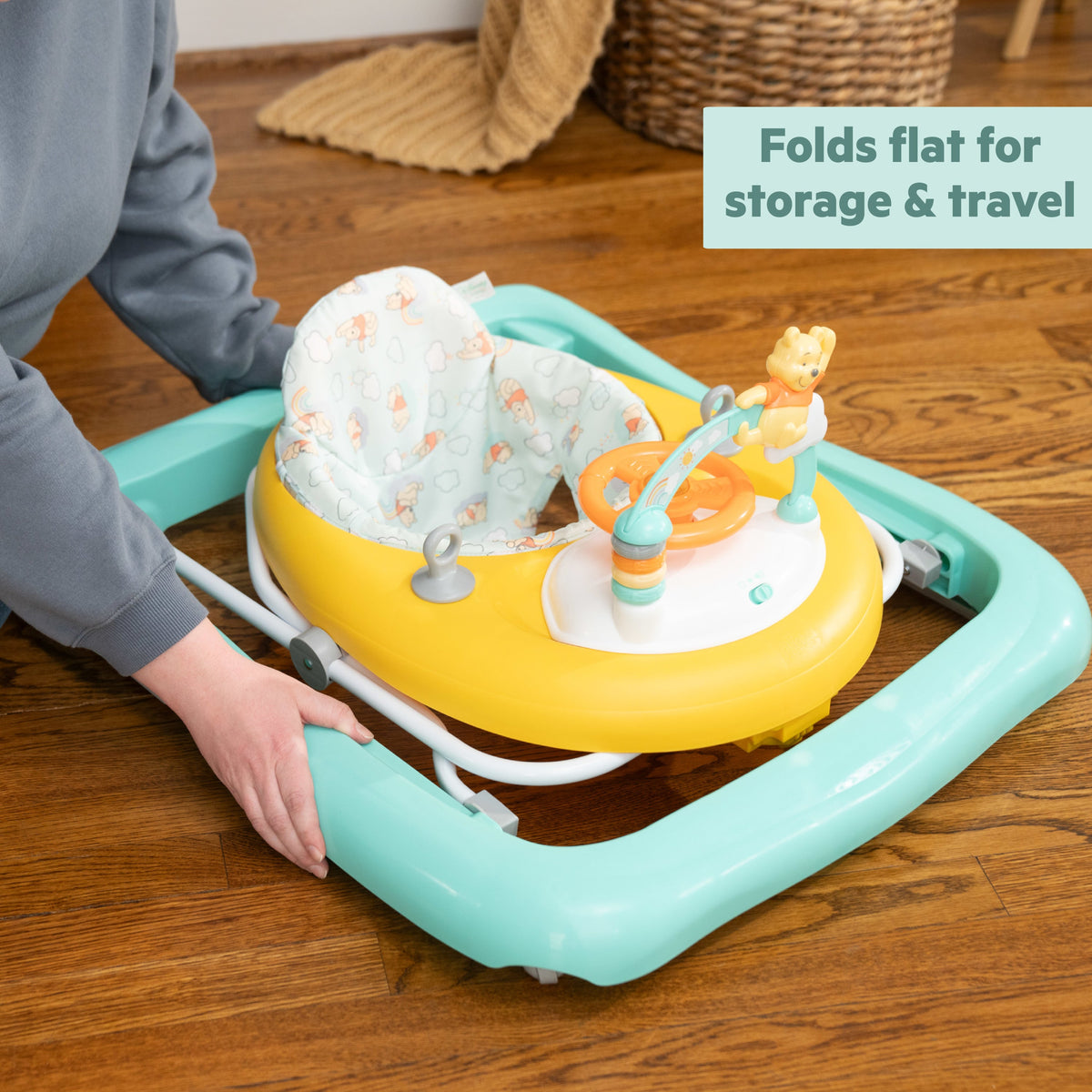 Bright Starts Disney Baby Winnie the Pooh Once Upon a Walk Activity Walker