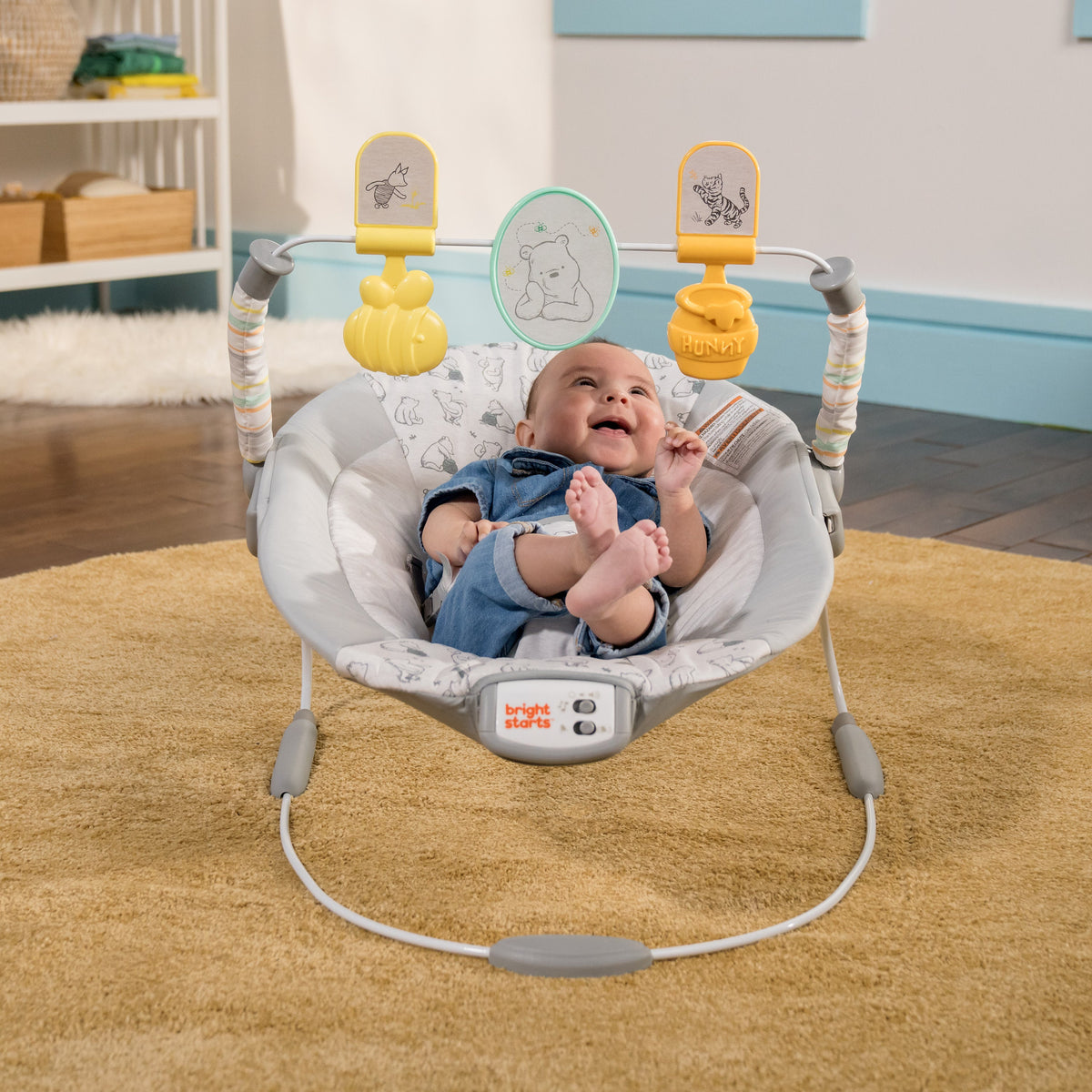 Bright Starts Disney Baby Winnie the Pooh Classic Pals Vibrating Bouncer