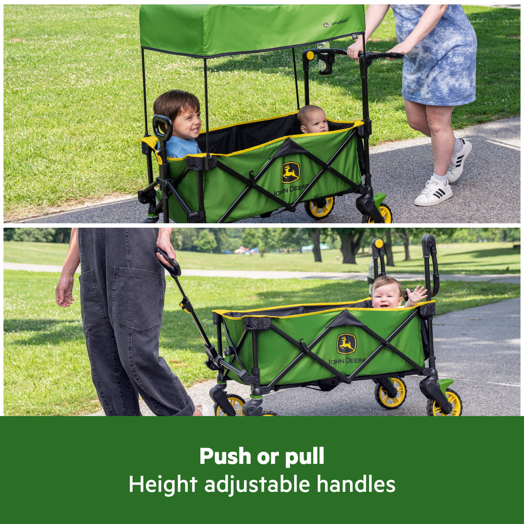 Bright Starts John Deere Pop 'N Ride Stroller Wagon